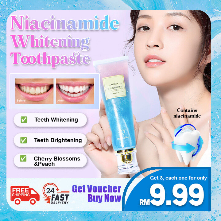 SHERLAU Advanced Niacinamide Multi Effect Whitening Toothpaste