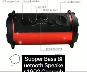 @hargatalk Supper Bass Bluetooth Speaker 1602 Chargeble Speaker Audio Wireless 只…